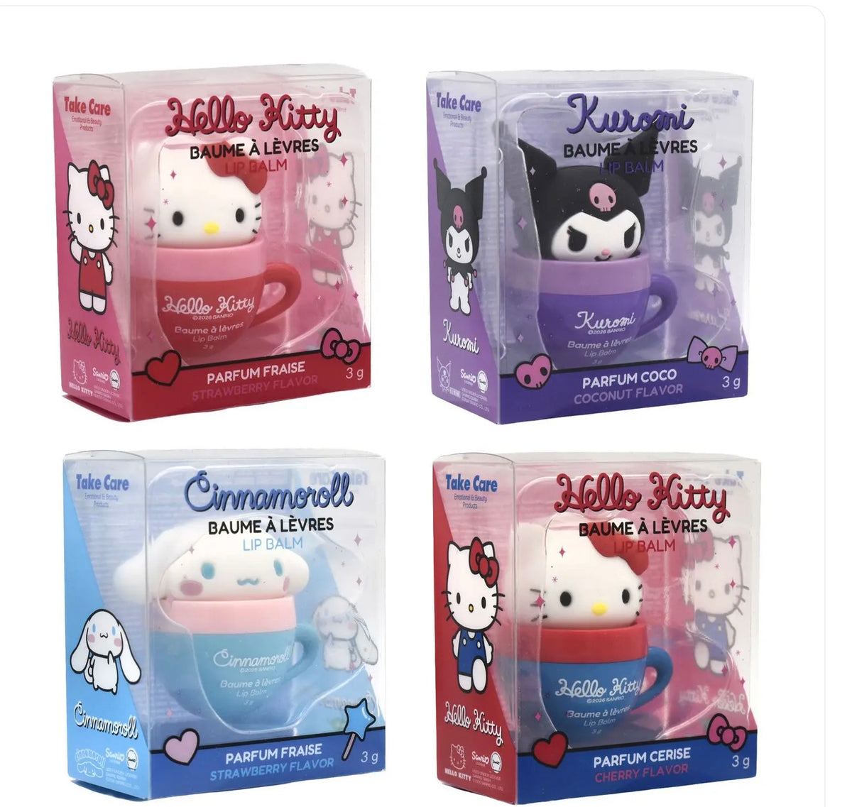 Hello Kitty Friends Cup Lip Balm Topper – Baumes à Lèvres