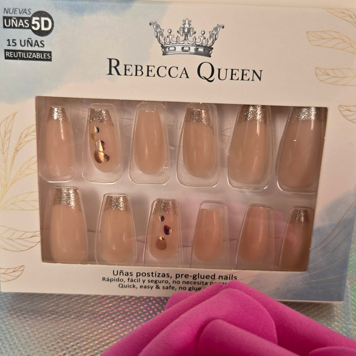 Ongles à coller Rebecca Queen