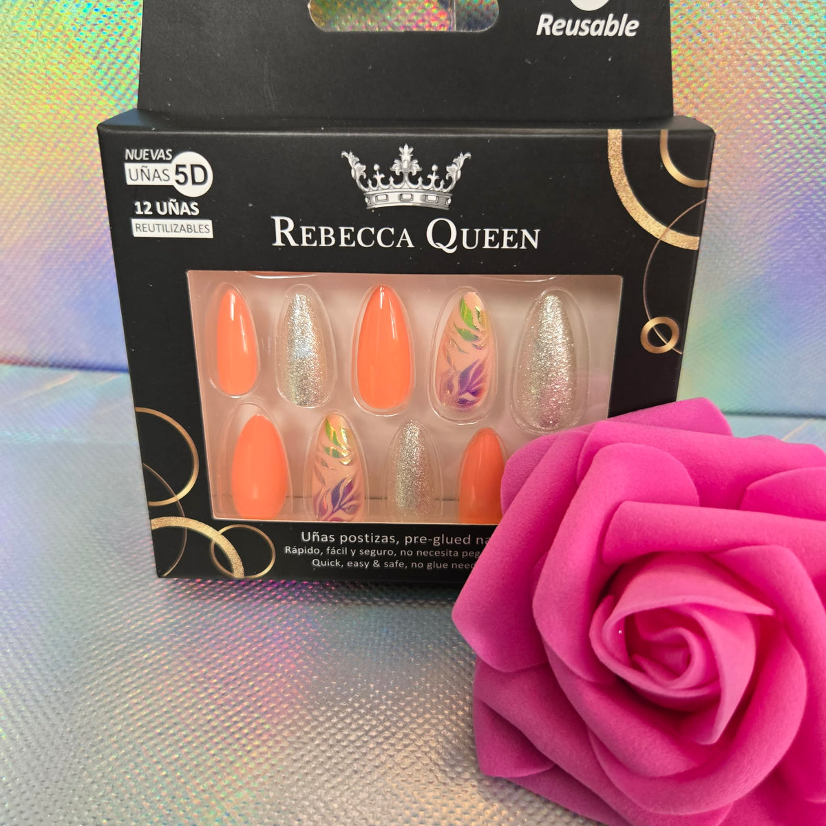 Ongles à coller Rebecca Queen