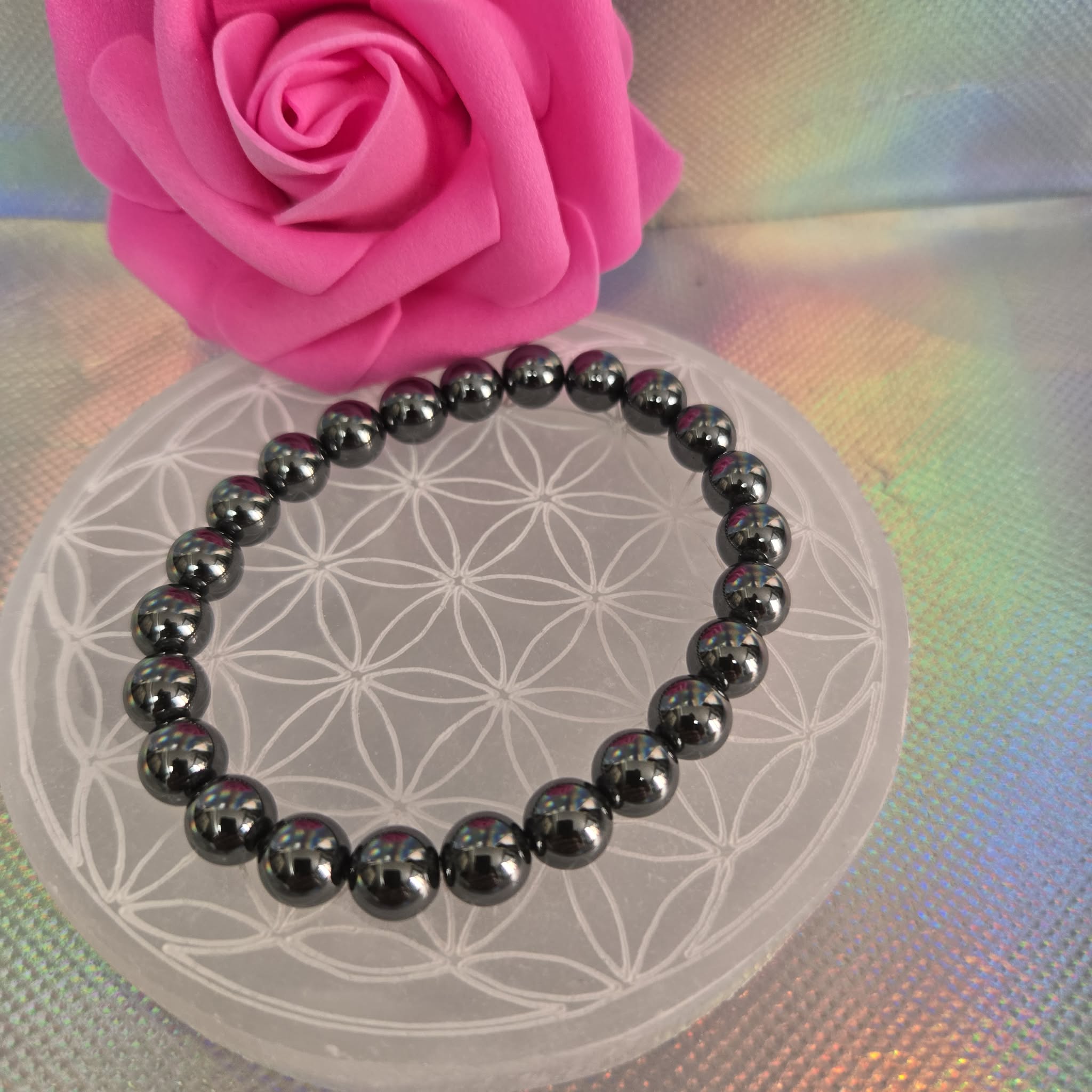 Bracelet hématite perles A