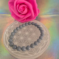 Bracelet angélite perles AA