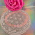 Bracelet quartz rose perles A