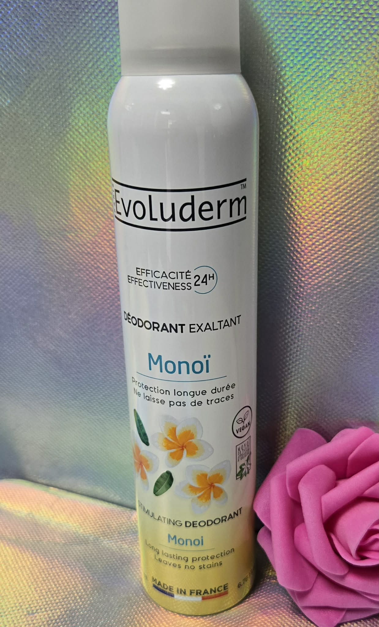 Déodorant Exaltant Monoï à la Folie - 200ml - Ingrédients d'Origine Naturelle