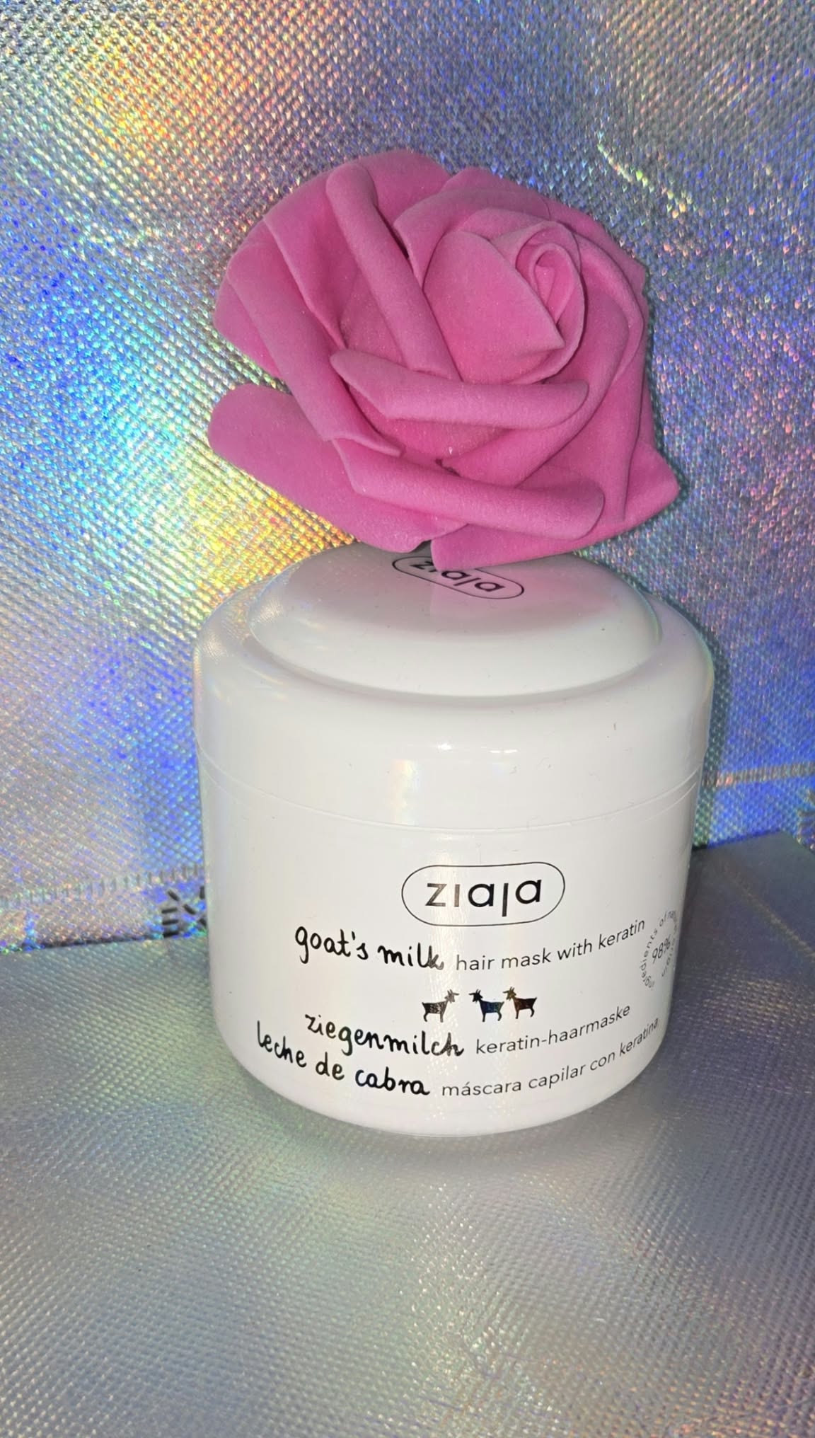 Masque capillaire au lait de chèvre Ziaja à la kératine, soin intensif 200 ml