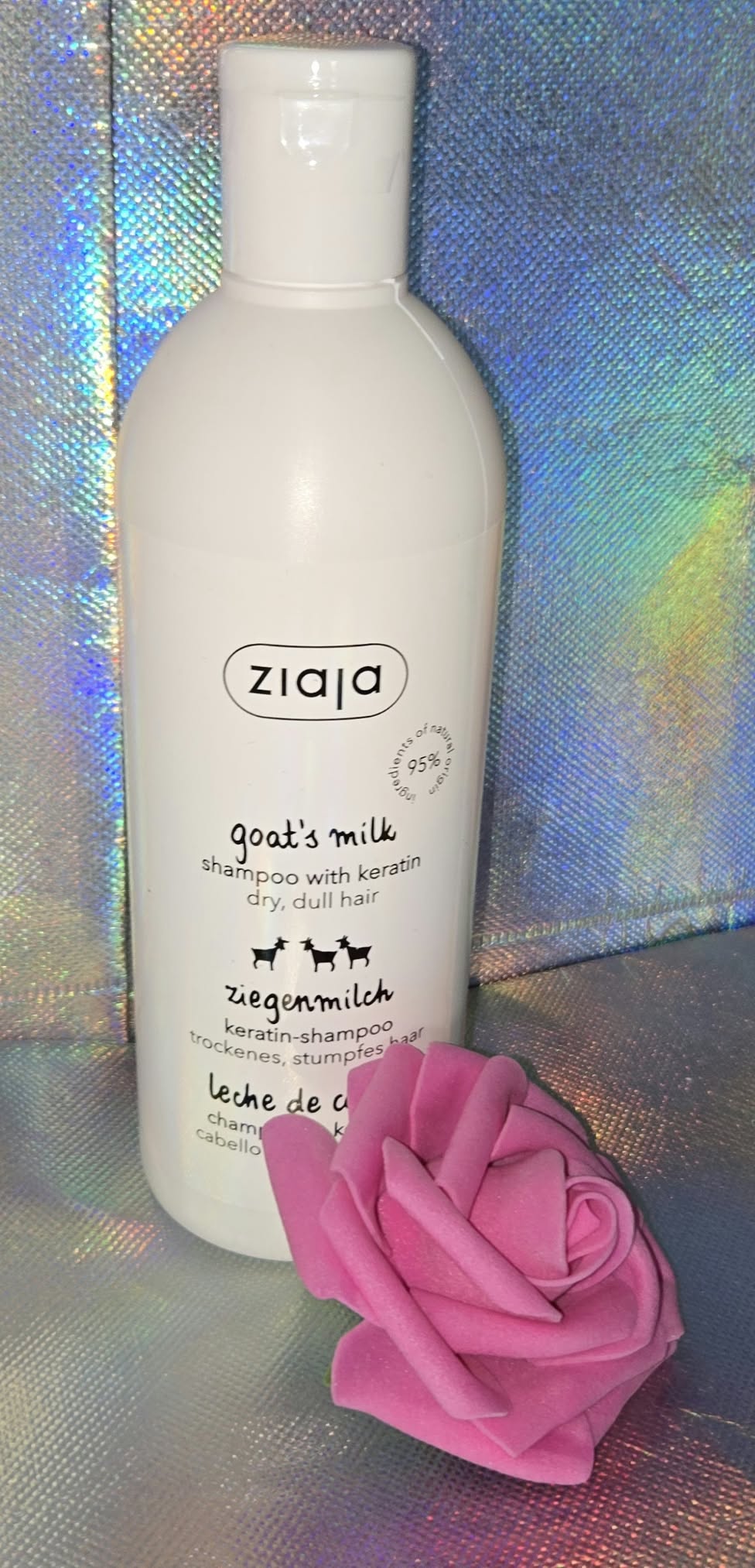 Shampoing au lait de chèvre Ziaja à la kératine 400 ml
