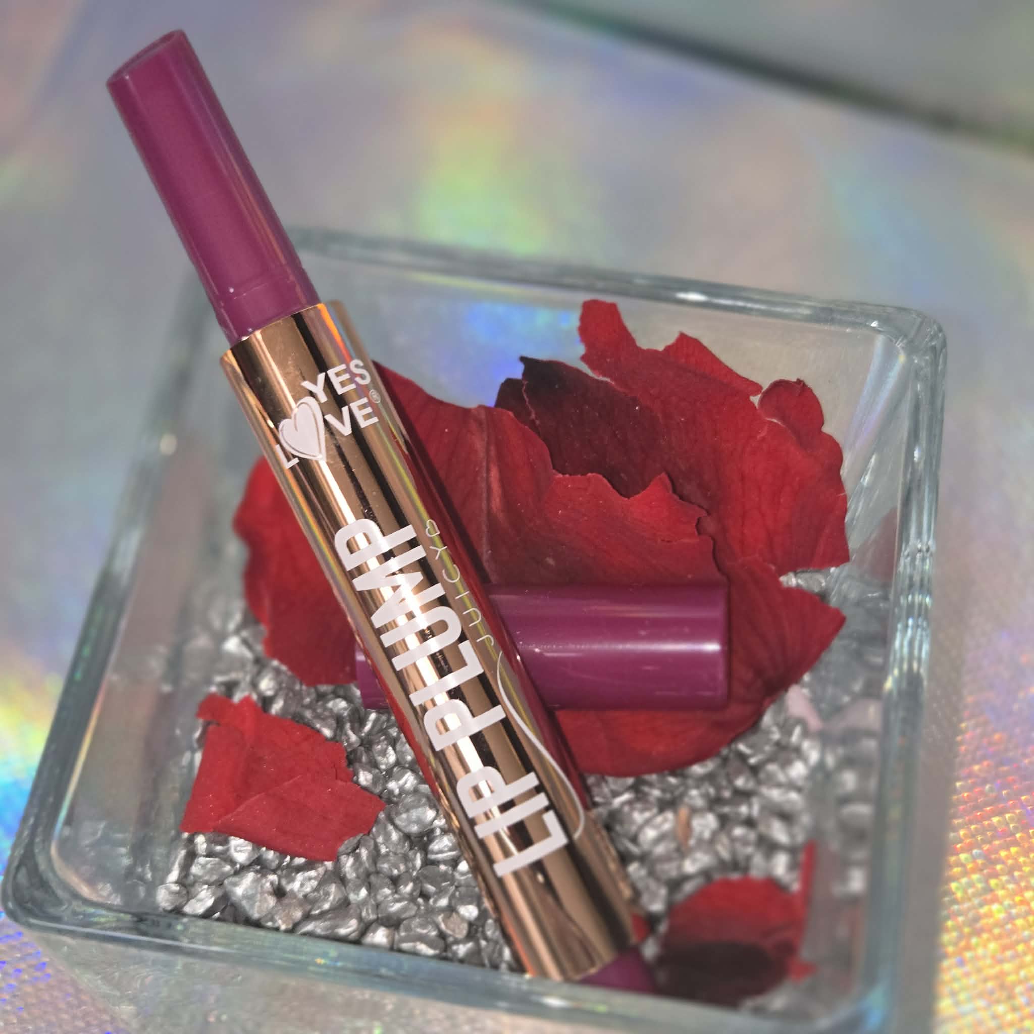 LIP PUMP BRILLANT À LÈVRES CRÉMEUX EFFET VOLUMINISANT ÉPICÉ — Palette