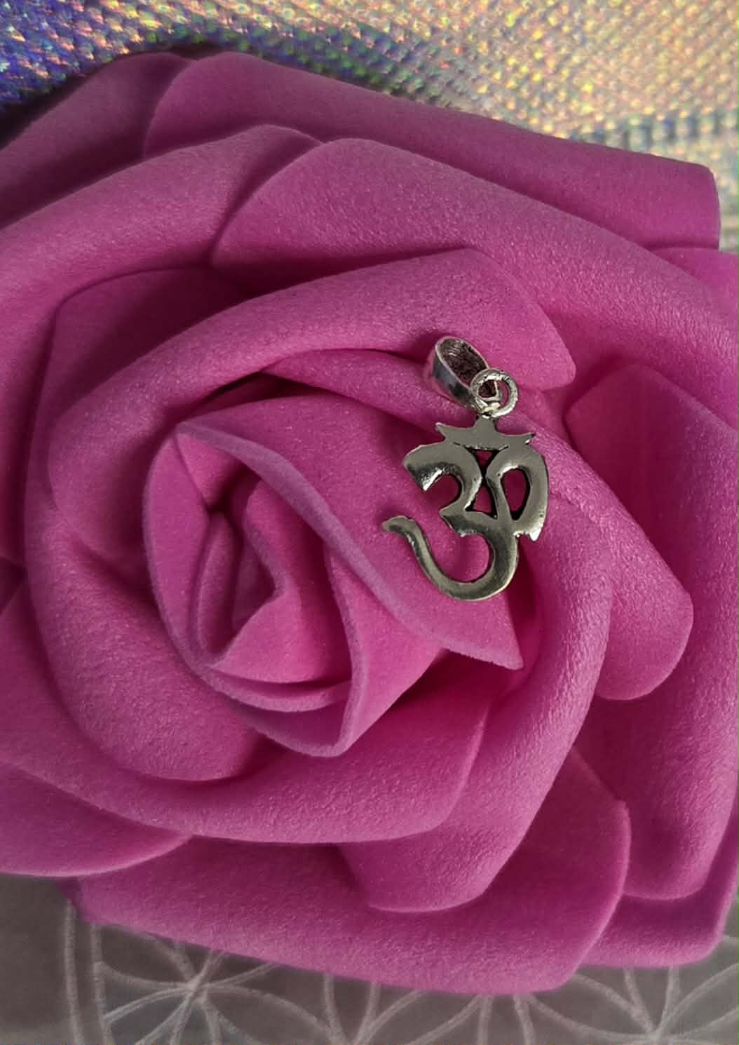 Pendentif en argent - Om
