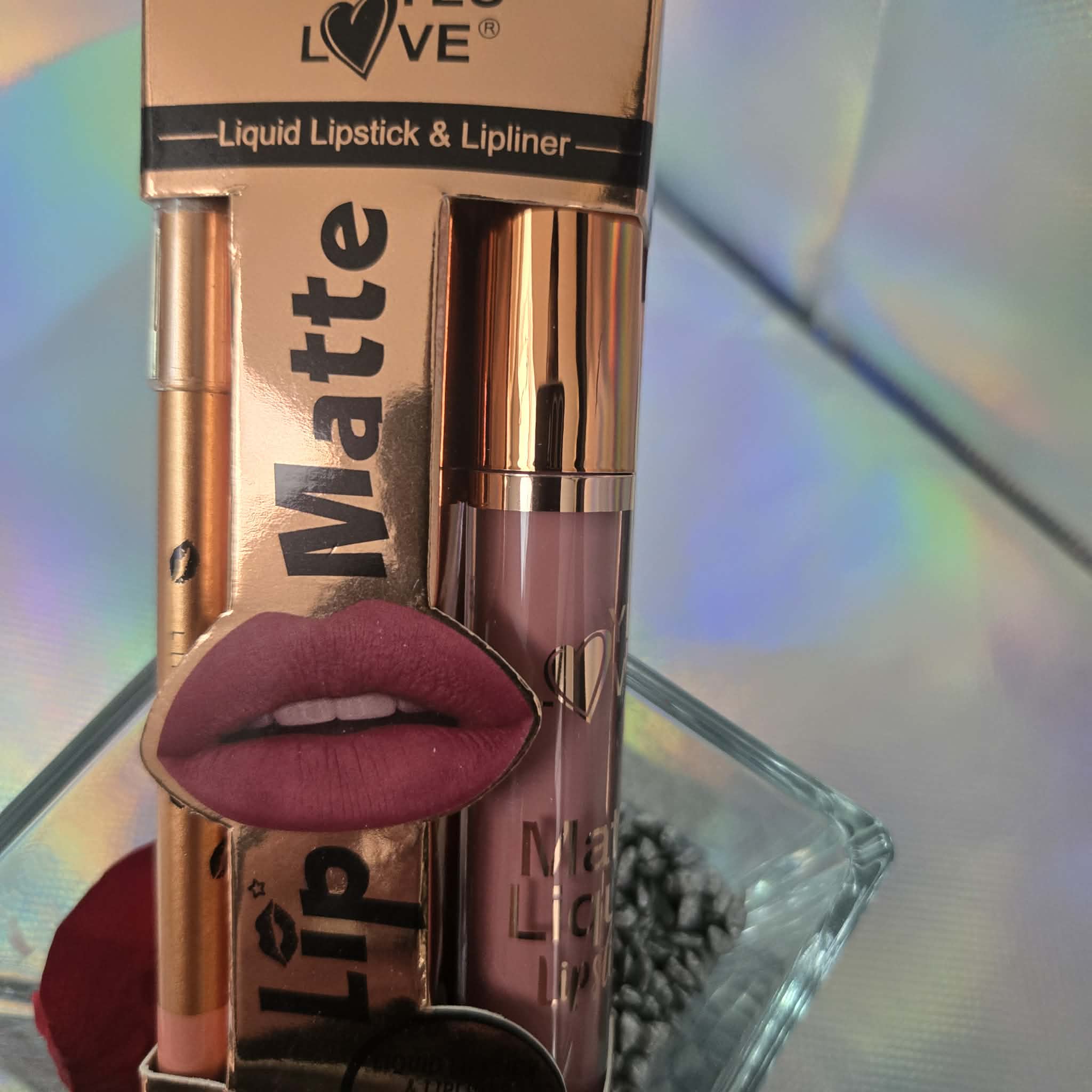 COFFRET CRAYON + BRILLANT MAT TENUE 24H — Palette
