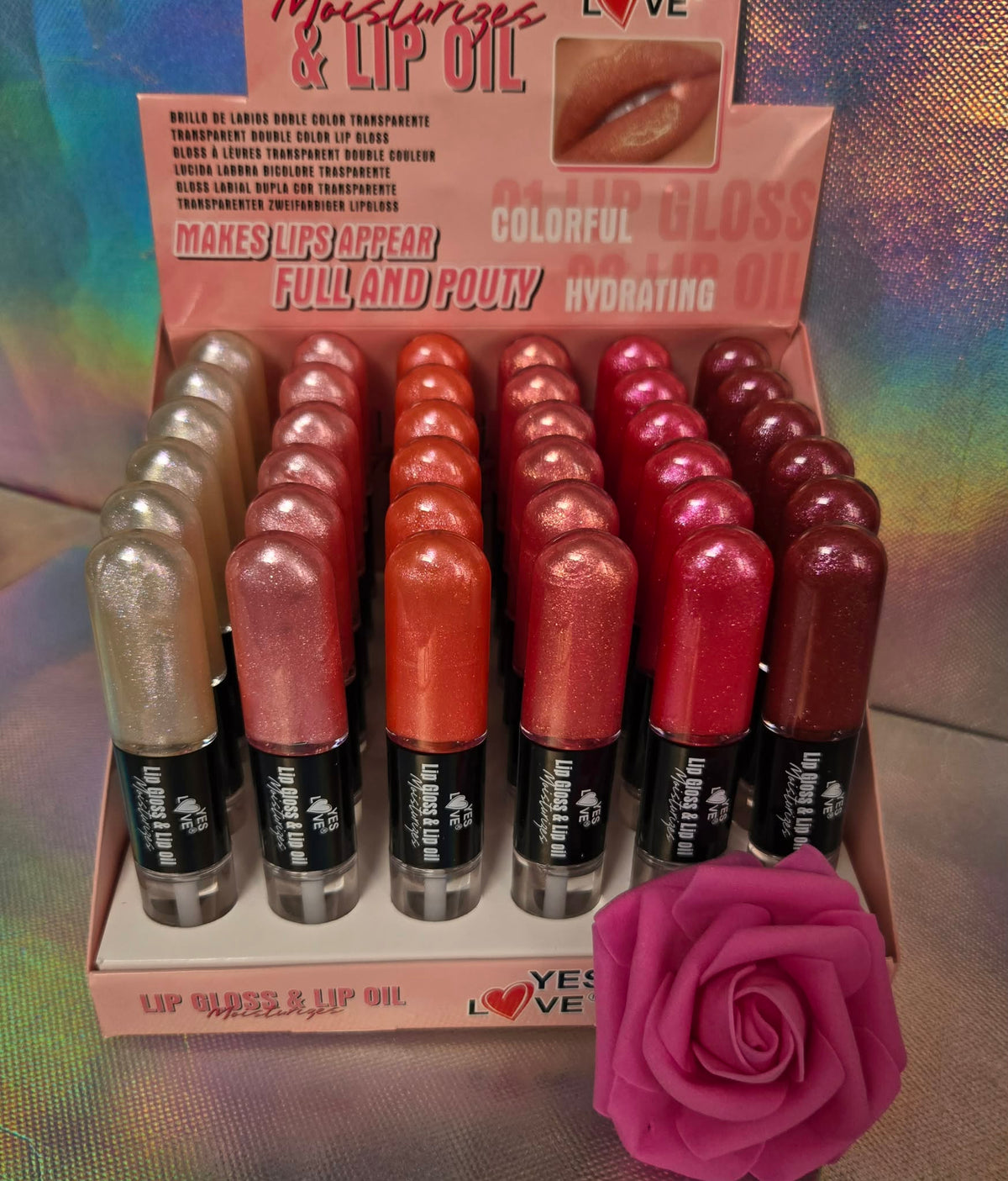 Gloss à lèvres double 2 en 1