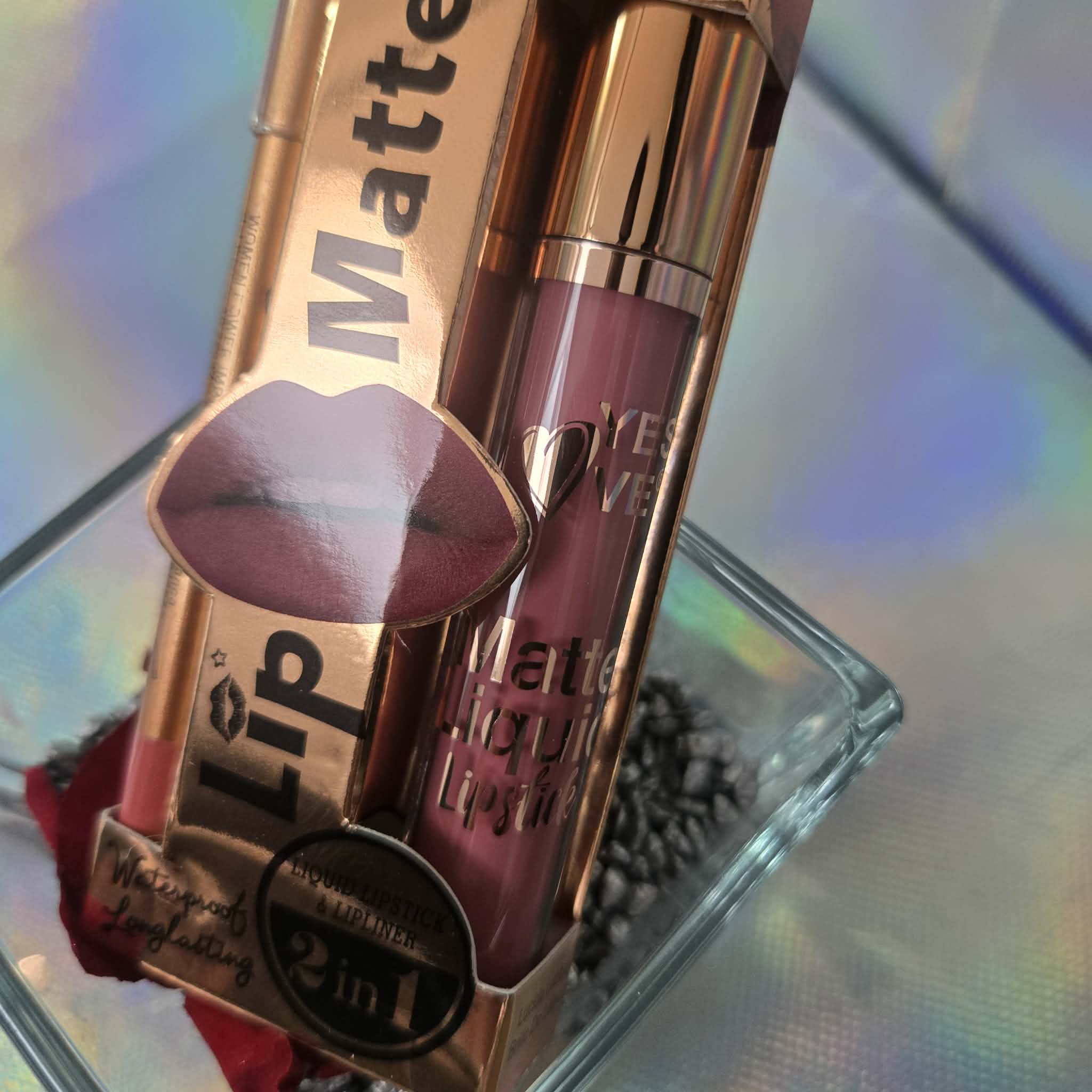 COFFRET CRAYON + BRILLANT MAT TENUE 24H — Palette