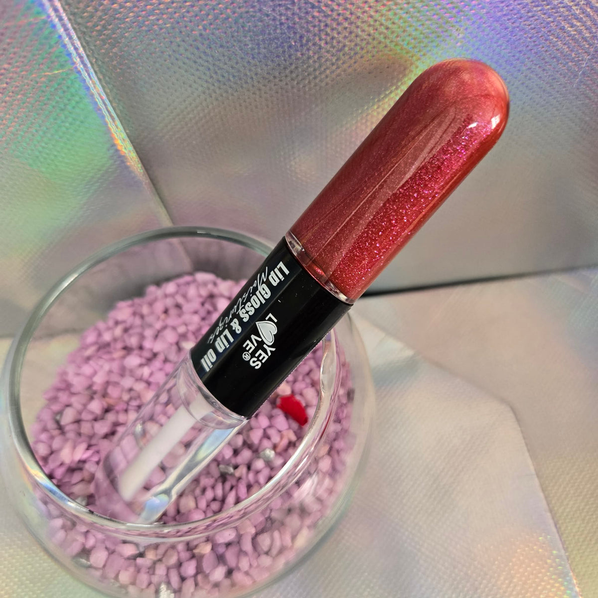 Gloss à lèvres double 2 en 1