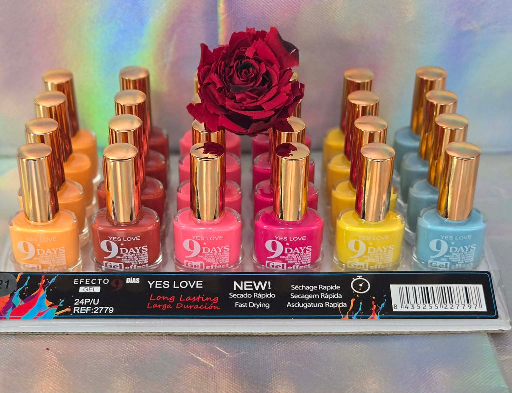 Émail effet gel 9 jours — Palette