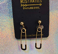 Boucle d’oreille épingles à nourrice