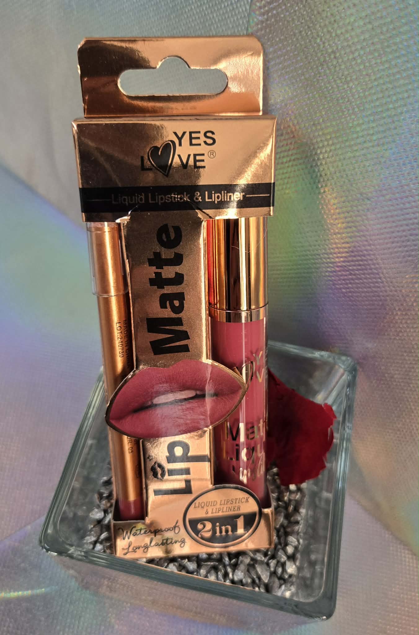COFFRET CRAYON + BRILLANT MAT TENUE 24H — Palette