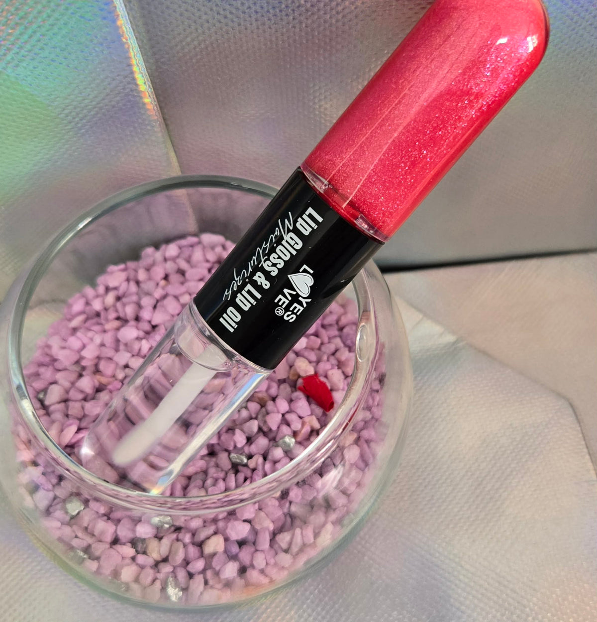 Gloss à lèvres double 2 en 1