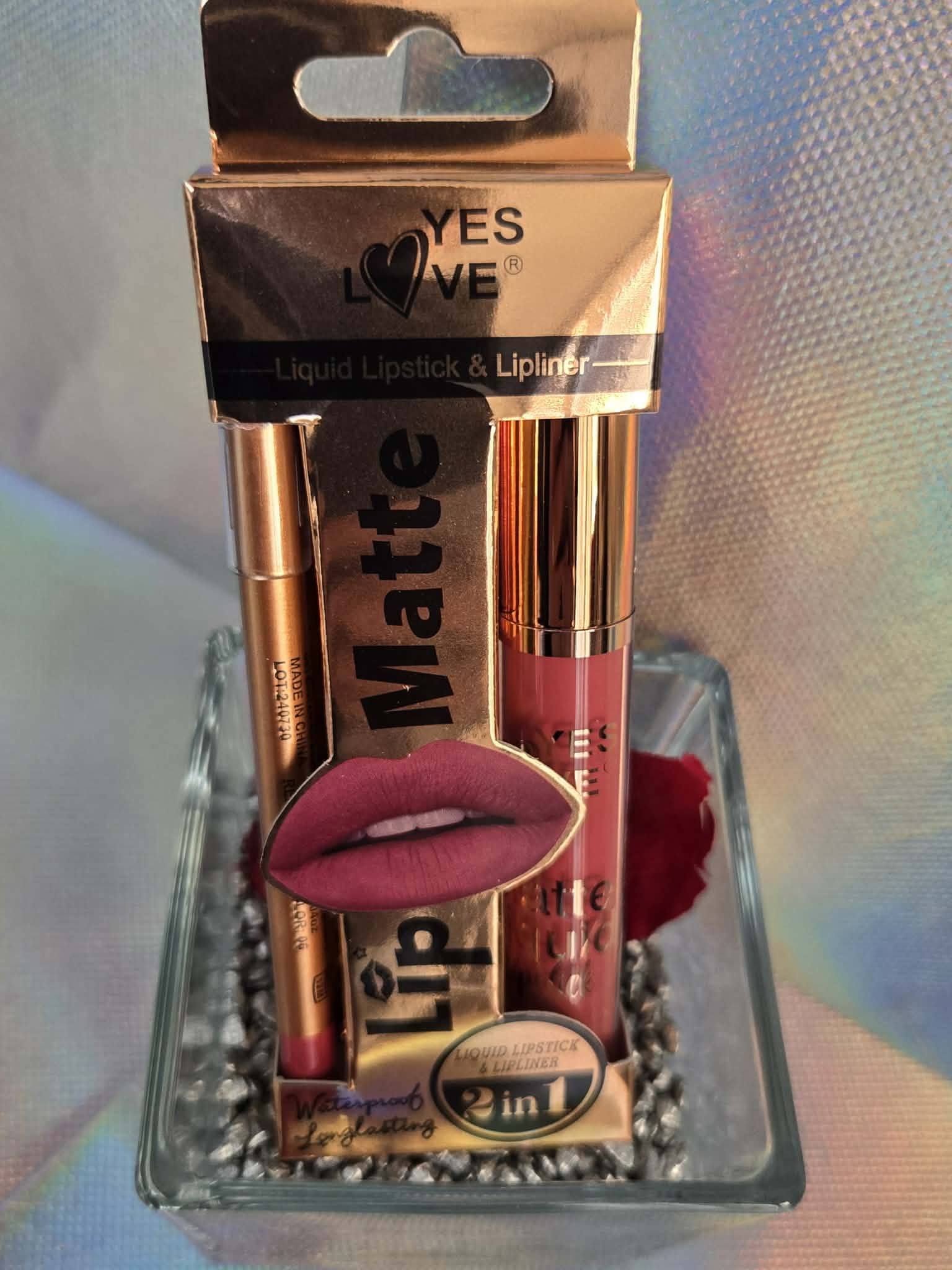 COFFRET CRAYON + BRILLANT MAT TENUE 24H — Palette