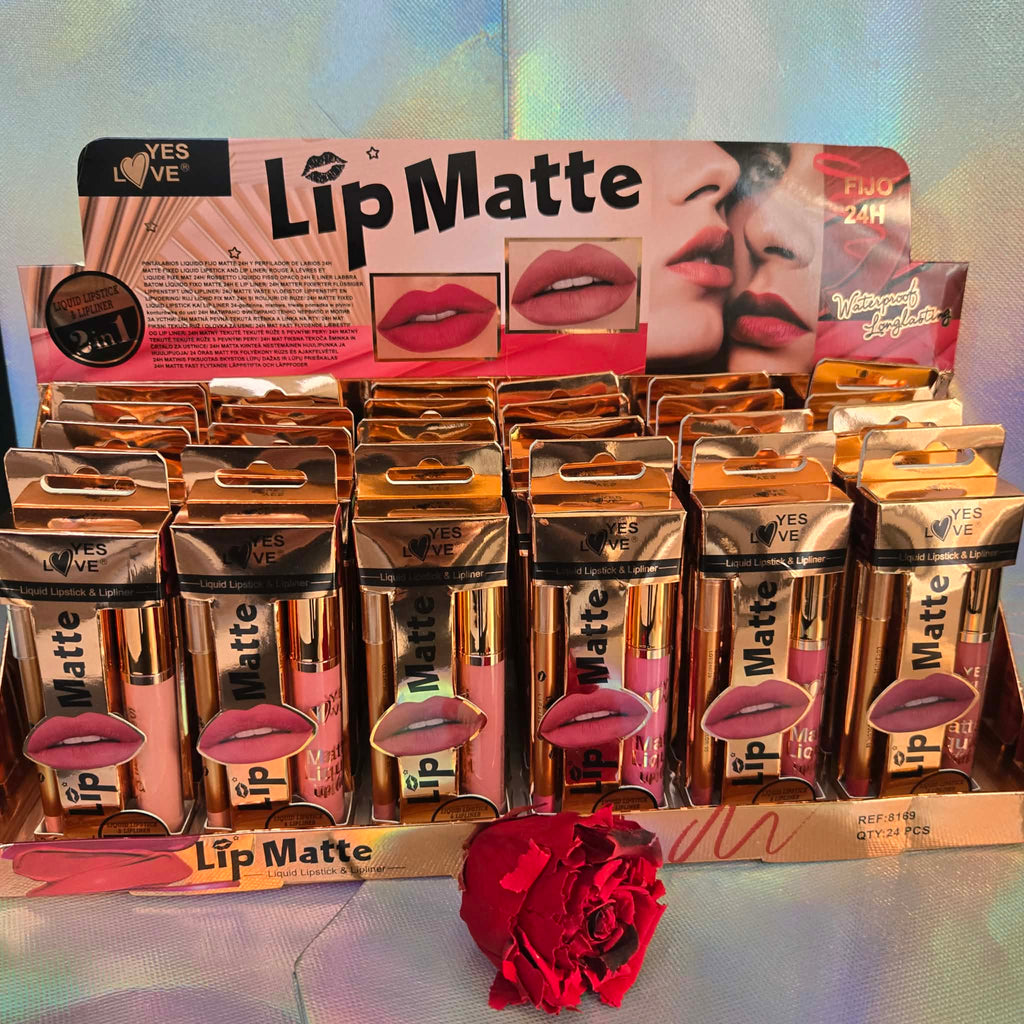 COFFRET CRAYON + BRILLANT MAT TENUE 24H — Palette