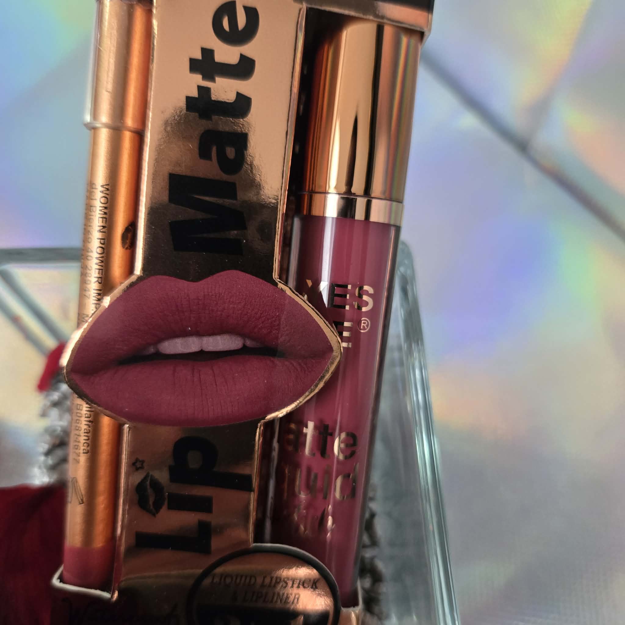COFFRET CRAYON + BRILLANT MAT TENUE 24H — Palette