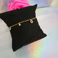 Bracelet fleurs acier inoxydable
