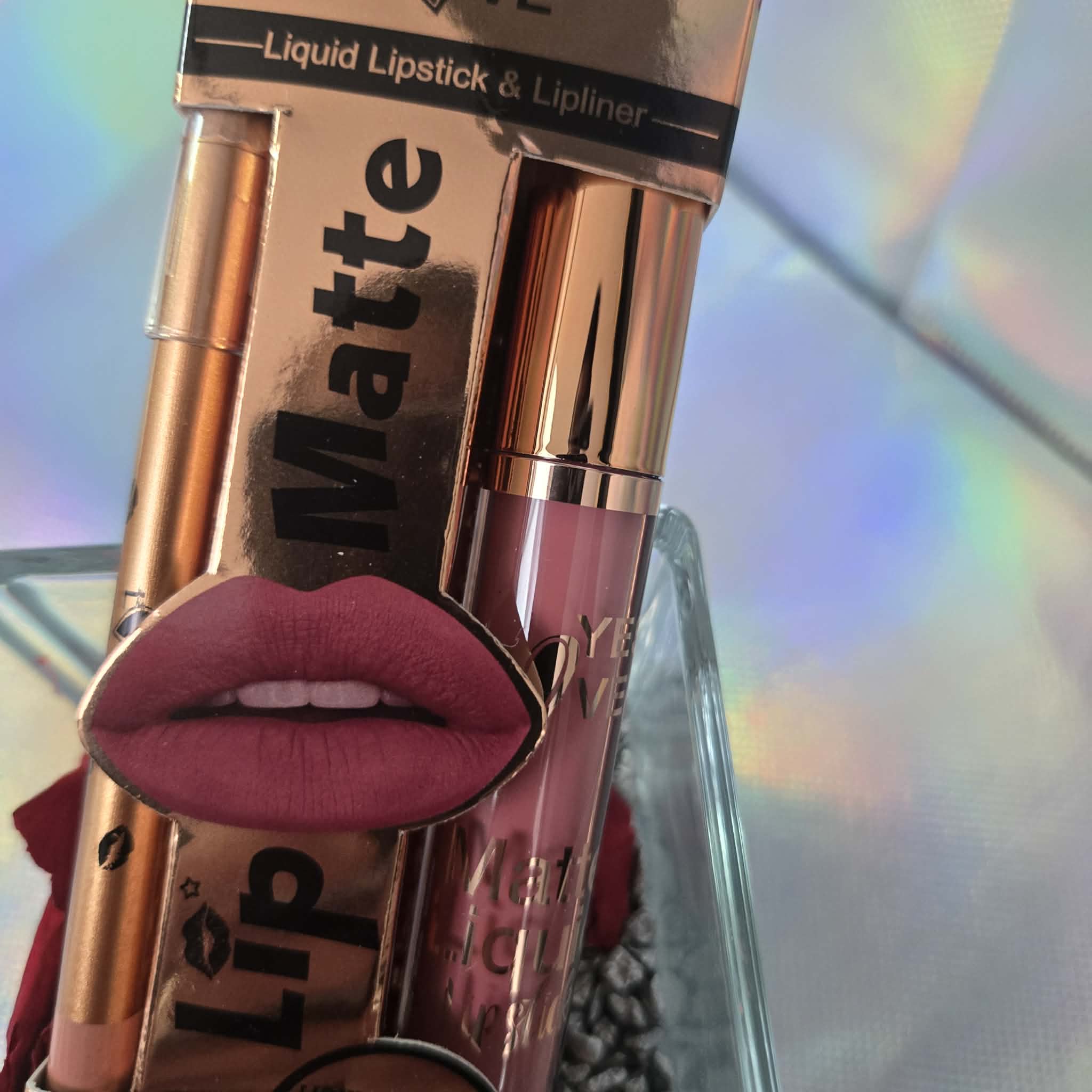 COFFRET CRAYON + BRILLANT MAT TENUE 24H — Palette